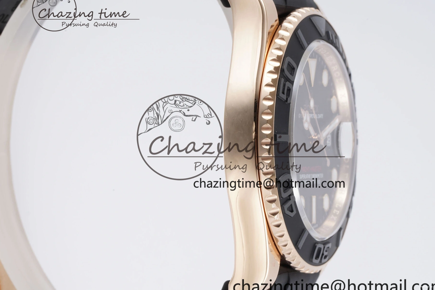 0107 ZeroBulk Yacht-Master 126655 VSF 1:1 Best Edition Black Ceramic Bezel on Oysterflex Rubber Strap VS 2026